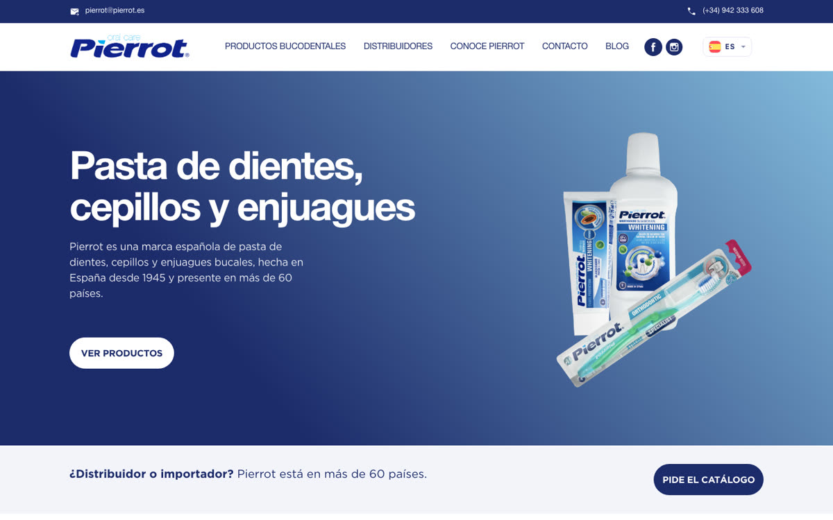Web de Pierrot